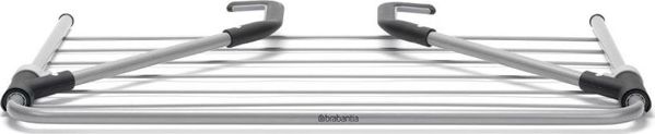 Απλώστρα Ρούχων Brabantia Smart Lock 105241 Επιτοίχια με Ρυθμιζόμενη Λαβή