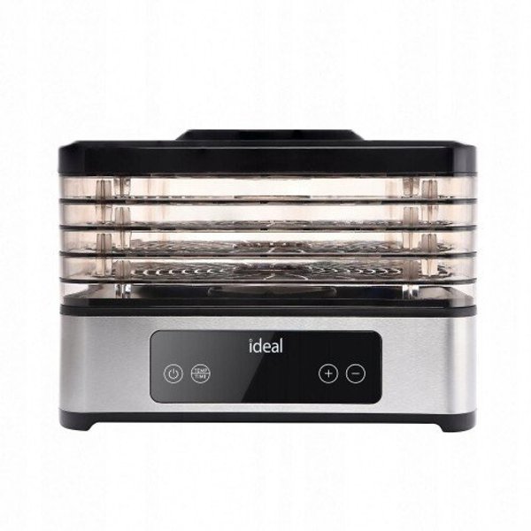 Suszarka Teesa MEGALI Suszarka gia mantaria, karpous kai laxanika IDEAL INOX me kyklo aerismou 400W kai timer