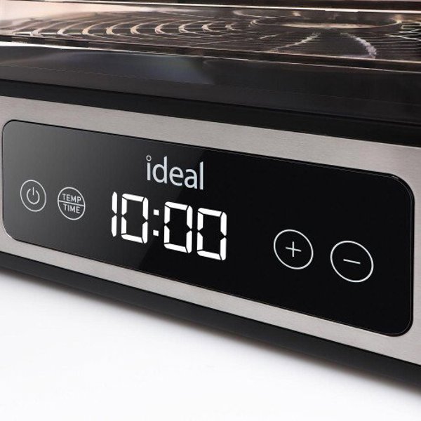 Suszarka Teesa MEGALI Suszarka gia mantaria, karpous kai laxanika IDEAL INOX me kyklo aerismou 400W kai timer