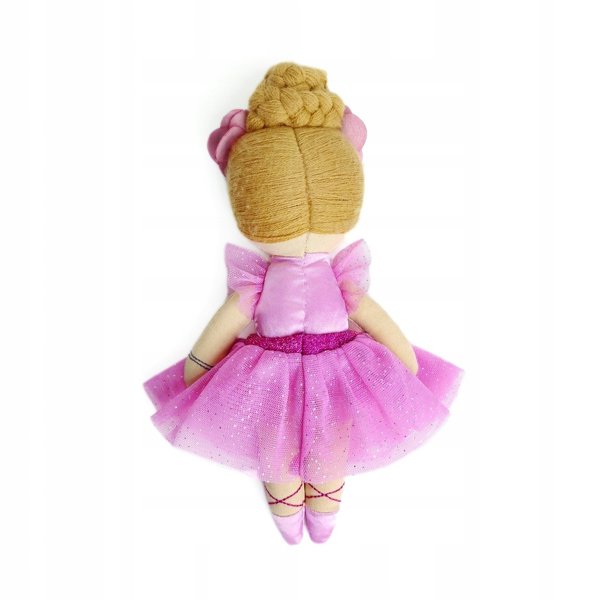 Svoora medžiaginė lėlė balerina Karmen, 20 cm – vaikams nuo 3 m.