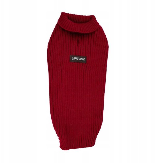 Sweter, dla psa, czerwony, rozmiar 2XL, 55