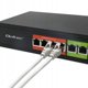 Qoltec Switch Δικτύου Fast Ethernet PoE 4x RJ45 με 2x RJ45 Uplink 65W 10/100Mb/s