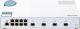 Qnap QSW-M408S Managed Switch Layer 2, 4x 10GbE SFP+ & 8x Gigabit Ports