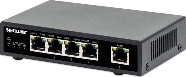 Intellinet Network Solutions 561839 Gigabit Switch, 5 Θυρών, 10/100/1000 Mbps, Επιτραπέζιο, 130x86x29mm