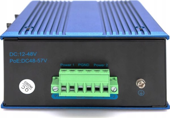 Switch Digitus DIGITUS Switch Ind. 8-Port 10/100 PoE Unmanaged blau