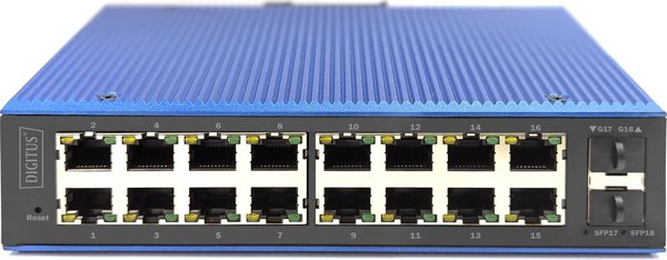 Switch Digitus DIGITUS Switch 16+2-Port L2 managed Gigabit Ethernet PoE