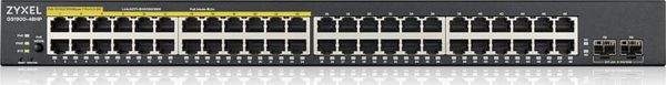 ZyXEL GS1900-48HPv2 Smart Managed Switch 48-Port PoE+ Gigabit, Διακόπτης Δικτύου