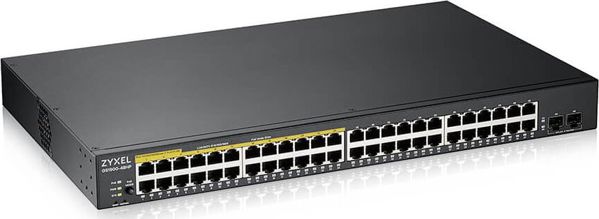 ZyXEL GS1900-48HPv2 Smart Managed Switch 48-Port PoE+ Gigabit, Διακόπτης Δικτύου