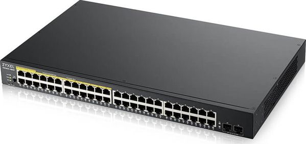 ZyXEL GS1900-48HPv2 Smart Managed Switch 48-Port PoE+ Gigabit, Διακόπτης Δικτύου