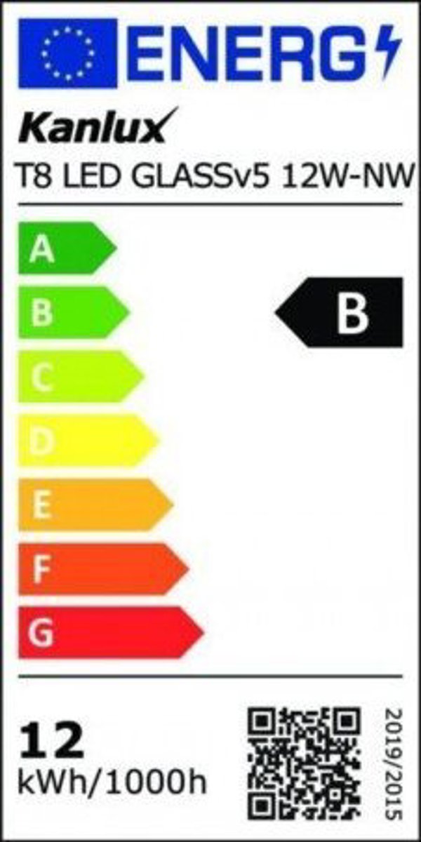 Λάμπα Kanlux LED T8 G13 1212mm GLASSv5 12W 4000K