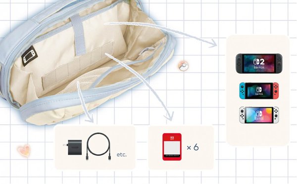 SWITCH 2 HORI PUFF POUCH (EEVEE)