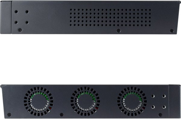 Switch InLine InLine® PoE++ Gigabit Network Switch 16 Port, 1Gb/s, 2x SFP, 48,26cm (19" 1U, brackets incl.), Metal, fan control, w/display, password protection, 300