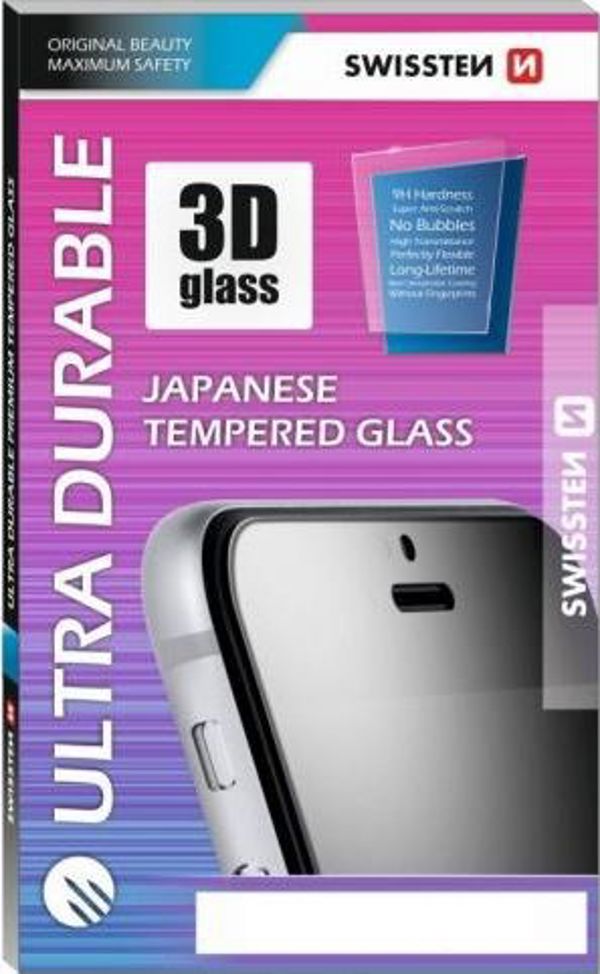 Swissten Προστατευτικό Γυαλί 3D Ultra Durable για Apple iPhone 6/6s - Λευκό