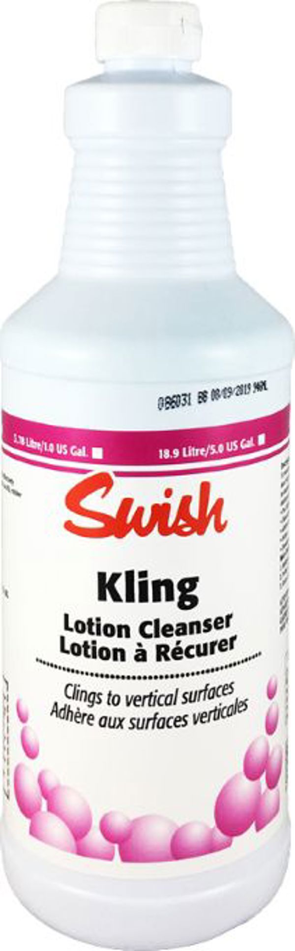 Swish Swish Kling - Κρέμα με λειαντικά σωματίδια για καθαρισμό μπάνιου - 946 ml