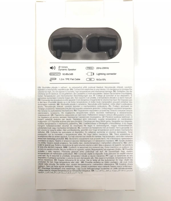 Swissten YS500 Ενσύρματα Ακουστικά In-Ear με Μικρόφωνο για iPhone - Λευκά