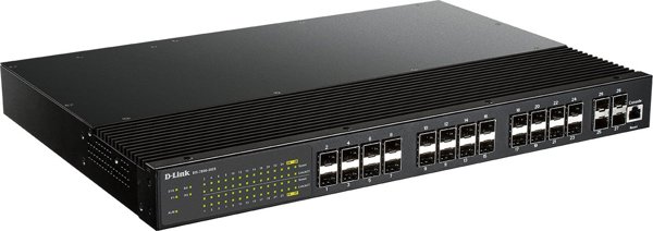 D-Link DIS-700G-28XS Διαχειριζόμενος Switch L2+ 1U Μαύρο