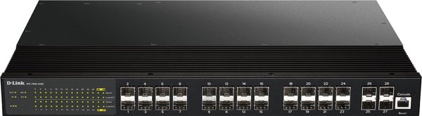 D-Link DIS-700G-28XS Διαχειριζόμενος Switch L2+ 1U Μαύρο