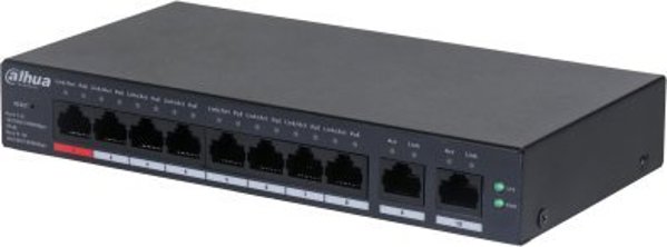 Dahua Switch CS4010-8GT-110 L2 Desktop, 8 Θύρες PoE Gigabit 10/100/1000Mbps