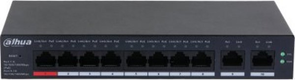 Dahua Switch CS4010-8GT-110 L2 Desktop, 8 Θύρες PoE Gigabit 10/100/1000Mbps