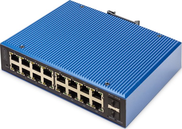 Switch Digitus INDUST 16+2PORT L2 MAN E SWITCH