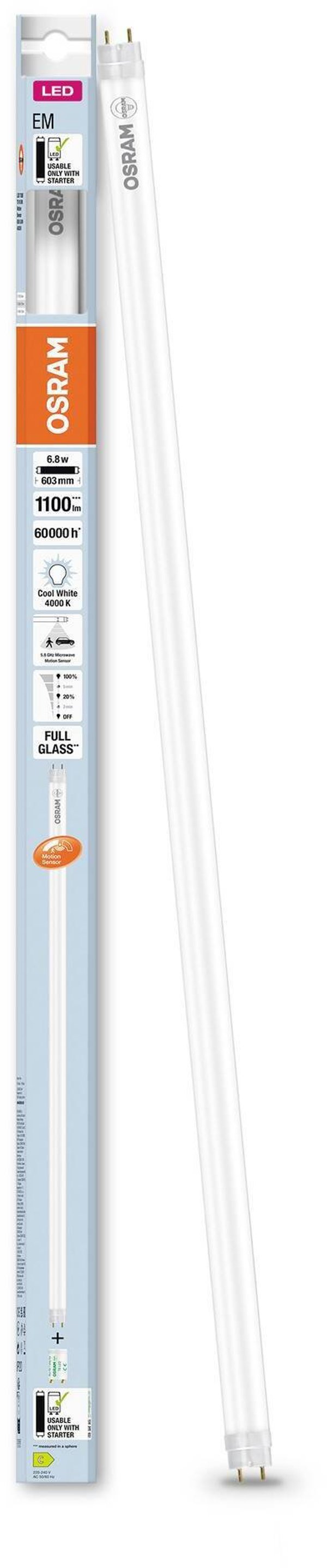 Osram Φωτοσωλήνας LEDTUBE T8 G13 18EM MS 6.8W 4000K 600