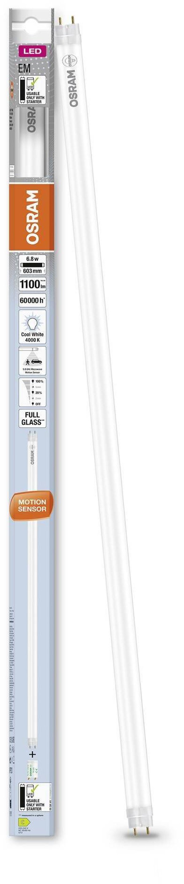 Osram Φωτοσωλήνας LEDTUBE T8 G13 18EM MS 6.8W 4000K 600