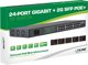 Switch InLine PoE+ Gigabit 24 Θυρών 1GBit/s, 2x SFP, 48,26cm (19"), Μέταλλο, με οθόνη, 420W