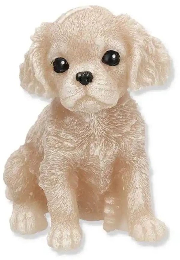 Κερί Φιγούρα ANIMALS PIES SPANIEL 11x14cm μπεζ
