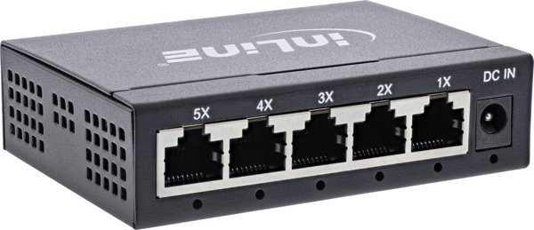 Switch InLine InLine Gigabit Netzwerk Switch 5-Port, 1GBit/s, Lfterlos