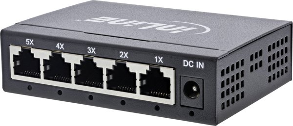 Switch InLine InLine Gigabit Netzwerk Switch 5-Port, 1GBit/s, Lfterlos