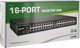 Switch InLine InLine® PoE+ Gigabit Network Injector Hub 16 Port (16x PoE+), 1Gb/s, 19" 1U (brackets included), metal, 2 fans