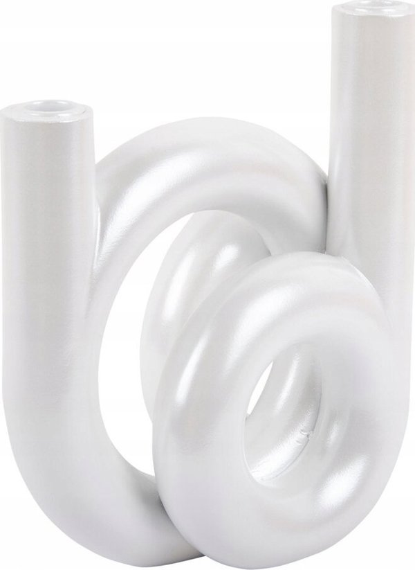 Home Styling Collection Κηροπήγιο RINGS για 3 Κεριά Μεταλλικό Διακοσμητικό Επιτραπέζιο