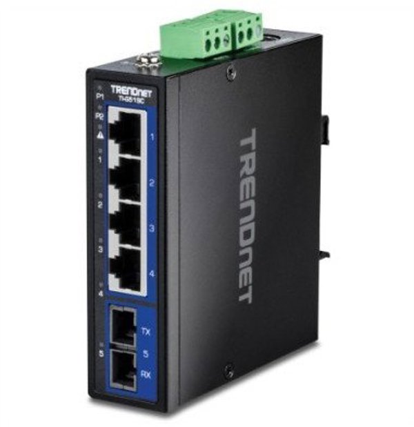 Διακόπτης TRENDnet TRENDnet 5-Port Hardened Industrial Gigabit DIN-Rail Διακόπτης