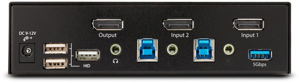 Switch StarTech D86A2-2-PORT-8K-KVM 2-Port 8K DP 1.4