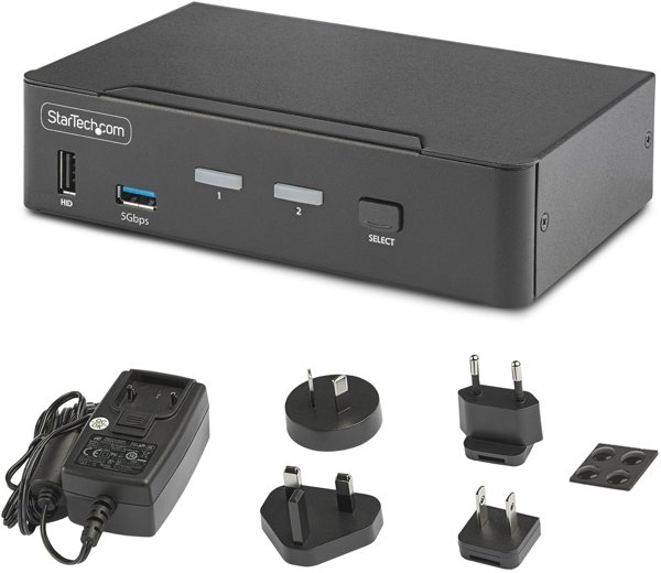 Switch StarTech D86A2-2-PORT-8K-KVM 2-Port 8K DP 1.4