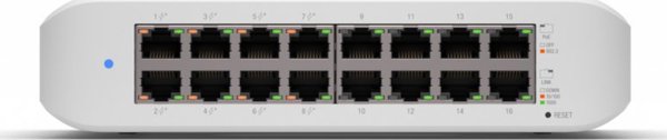 Ubiquiti Switch Lite 16 PoE, Layer 2 Managed Gigabit Switch, 16 Θύρες RJ45, 802.3at PoE+