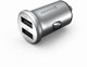 Swissten Metal Premium Car charger 2 x USB / 4.8A Silver
