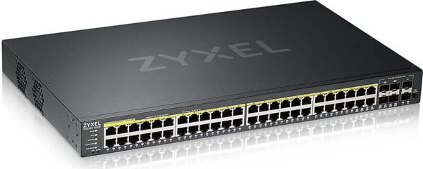 ZyXEL GS2220-50HP L2 Managed Switch, 48-Port PoE+, Gigabit, Nebula Cloud & SNMP Support