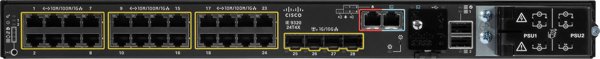 Switch Cisco IE-9320-24T4X-E διαχειρίσιμο L2/L3 μαύρο