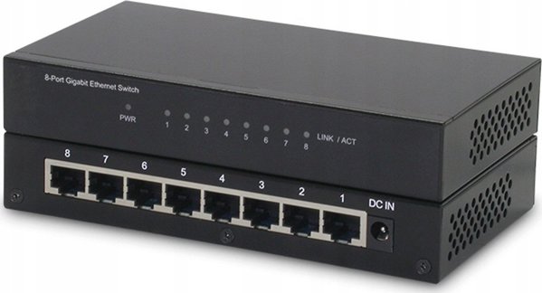 Διακόπτης Roline ROLINE Gigabit Ethernet Switch, 8 θύρες