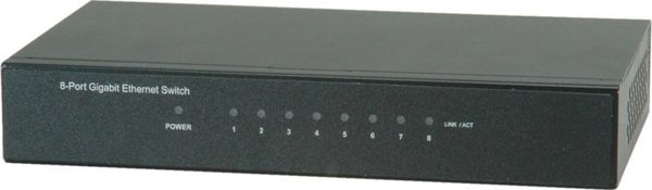 Διακόπτης Roline ROLINE Gigabit Ethernet Switch, 8 θύρες