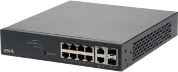 Axis 01191-003 Managed Gigabit Ethernet Switch, 10/100/1000, PoE, 1U, Μαύρο