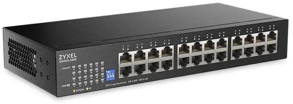 Zyxel GS1100-24ES Unmanaged Switch, 24 Port Gigabit, Με DIP Selector, v3