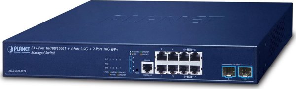 Switch Planet PLANET L3 4-Port GE MGS-6320-8T2X