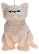 Κερί Φιγούρα ANIMALS KOT 10x15cm μπεζ παραφινέλαιο