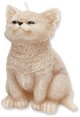 Κερί Φιγούρα ANIMALS KOT 10x15cm μπεζ παραφινέλαιο