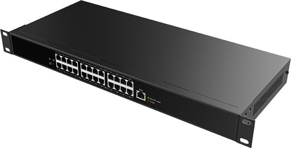 Switch Fanvil PN24, Μη Διαχειριζόμενο Fast Ethernet (10/100), Μαύρο