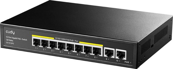 Cudy GS1010PE Gigabit PoE+ Switch 10 Θυρών, 10/100/1000Mbps