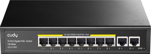 Cudy GS1010PE Gigabit PoE+ Switch 10 Θυρών, 10/100/1000Mbps