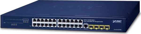 Planet GS-4210-24T4SR Managed Switch 24-Port Gigabit με 4 SFP Θύρες